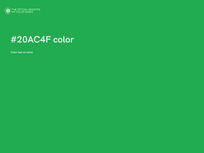 #20AC4F color image