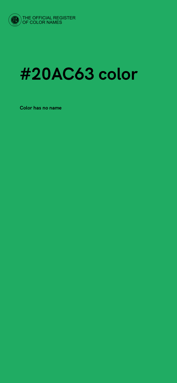 #20AC63 color image