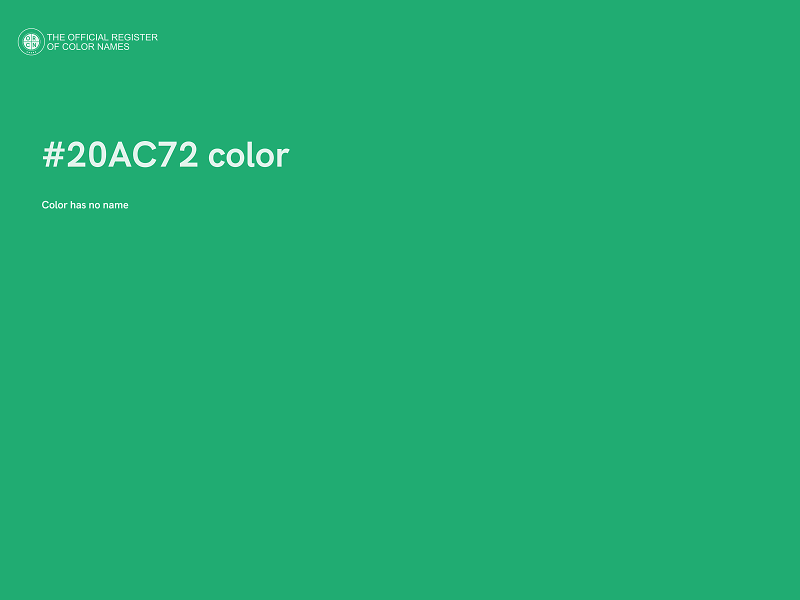 #20AC72 color image