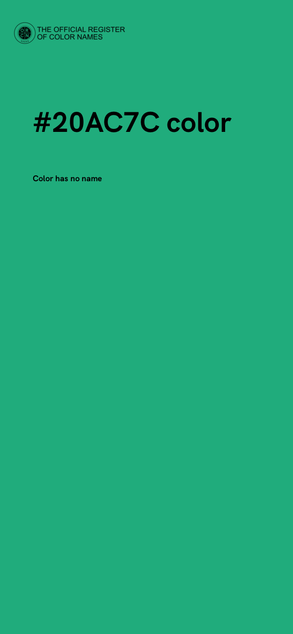 #20AC7C color image