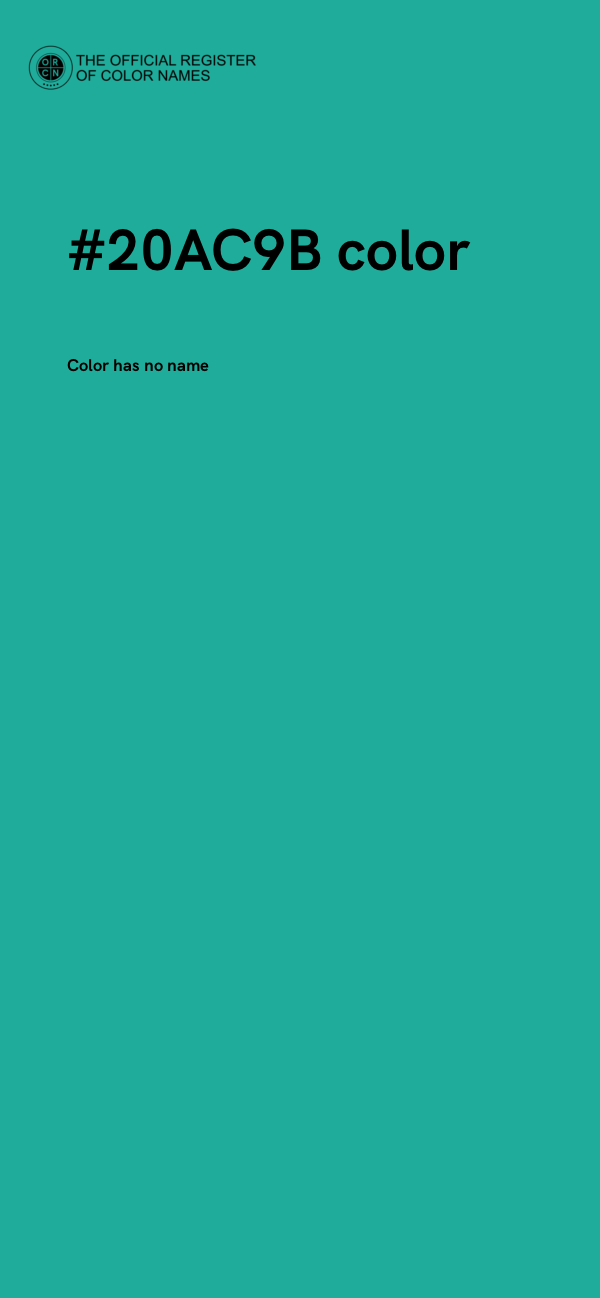 #20AC9B color image