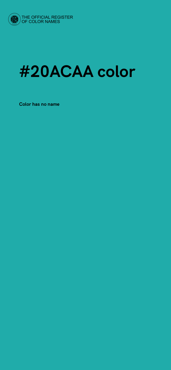 #20ACAA color image