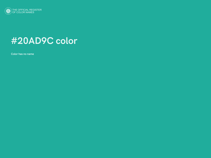 #20AD9C color image