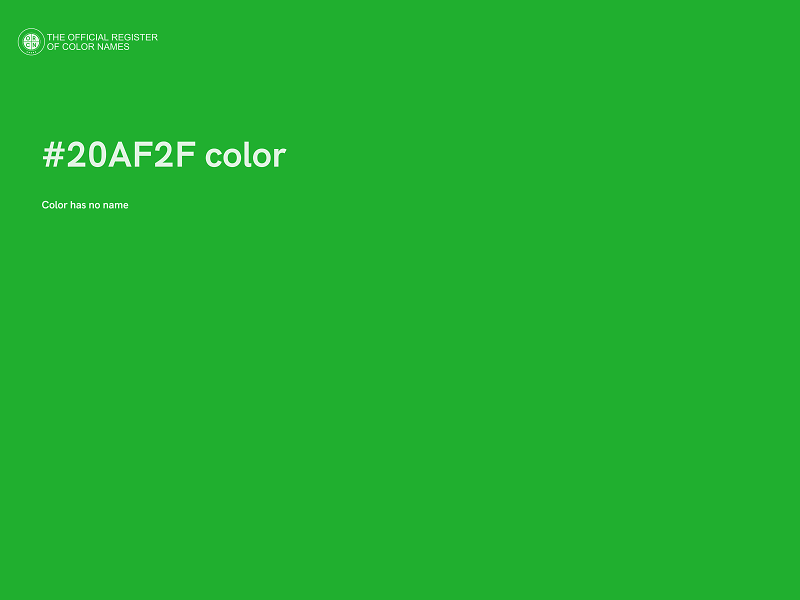 #20AF2F color image
