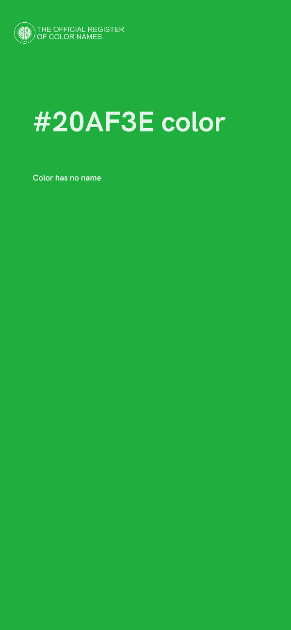 #20AF3E color image