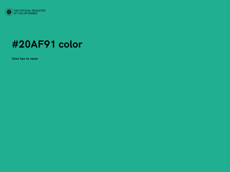 #20AF91 color image