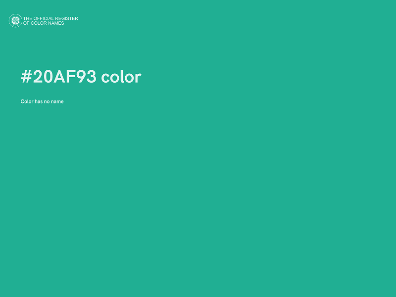 #20AF93 color image