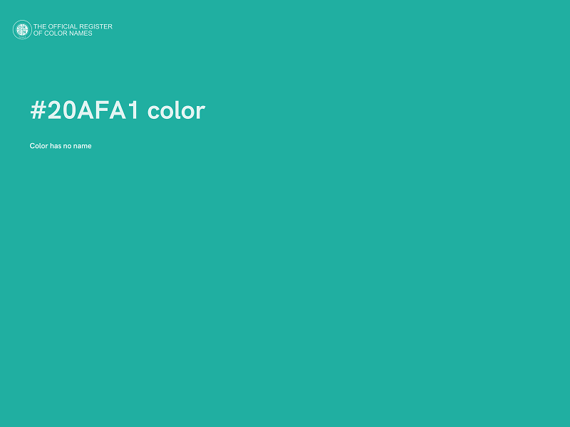 #20AFA1 color image