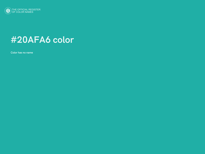 #20AFA6 color image