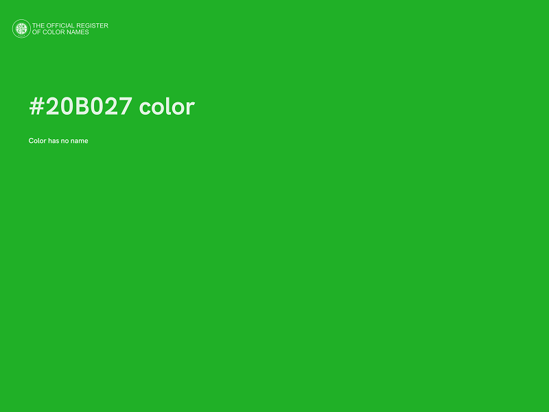 #20B027 color image