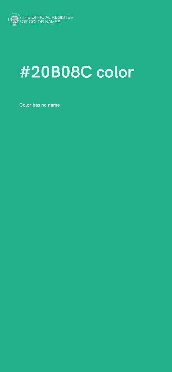 #20B08C color image