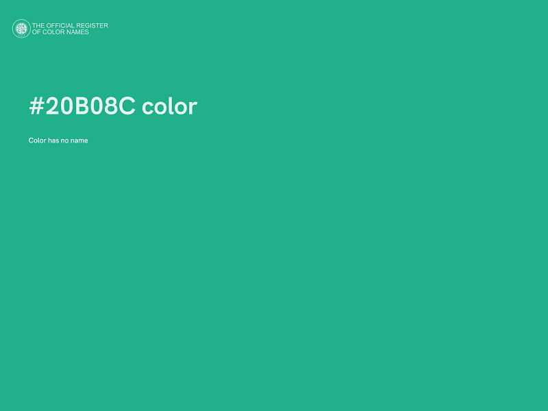 #20B08C color image