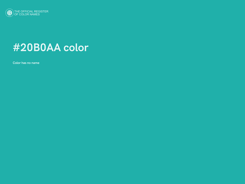 #20B0AA color image