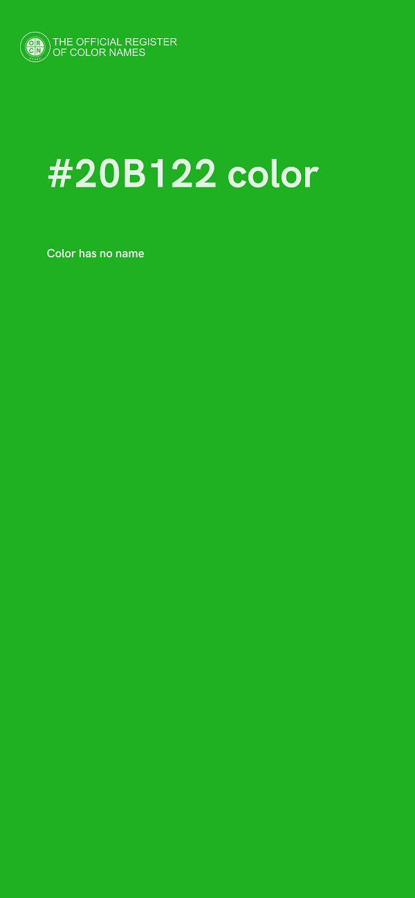 #20B122 color image
