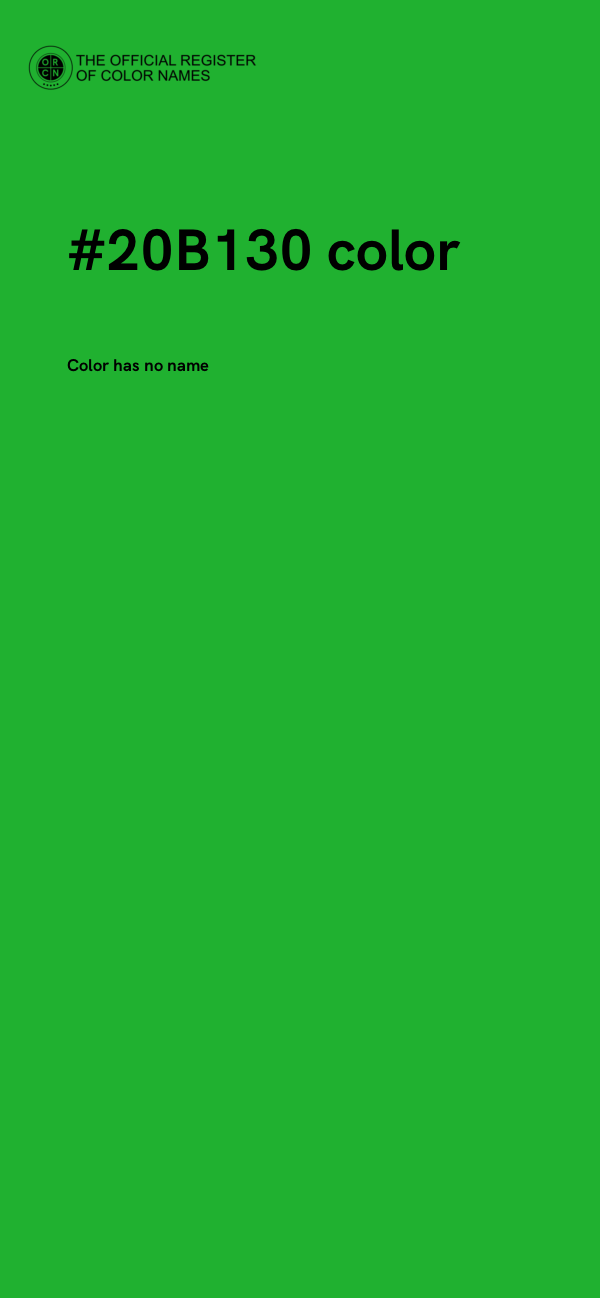#20B130 color image