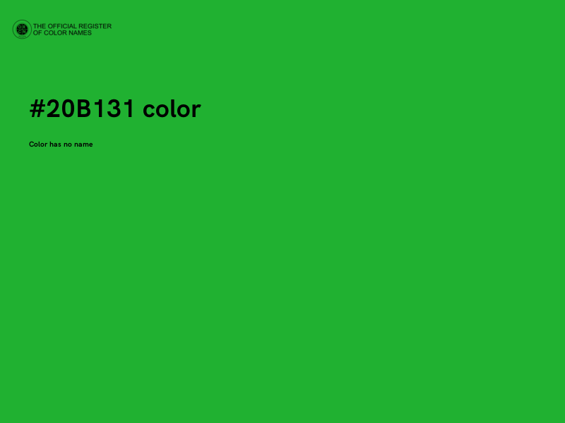 #20B131 color image