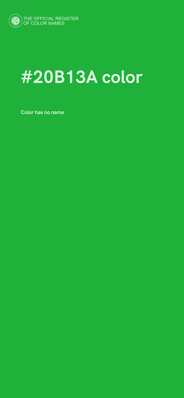 #20B13A color image