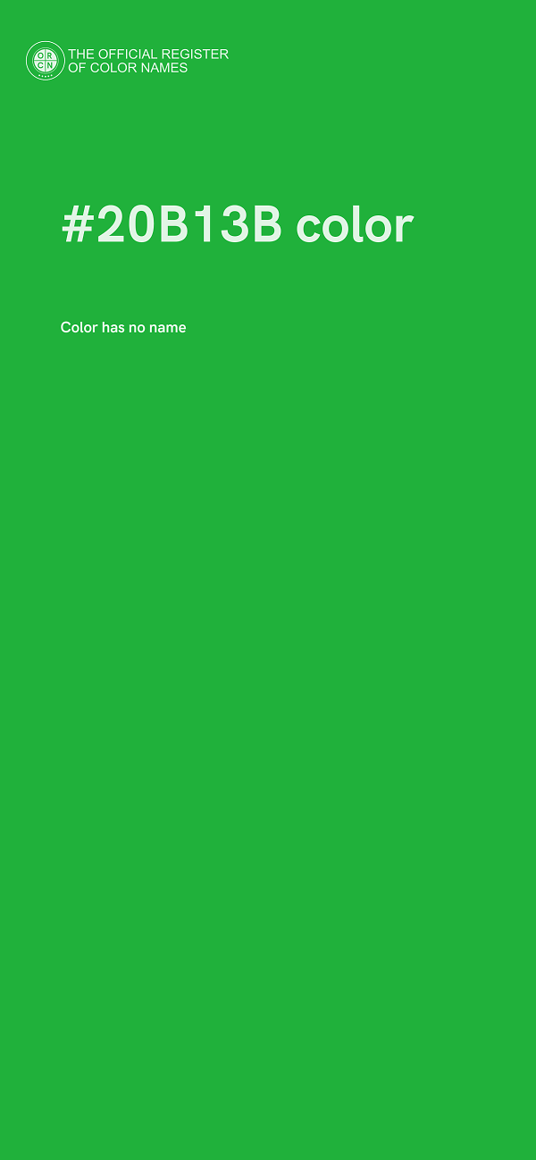 #20B13B color image