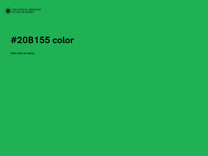 #20B155 color image