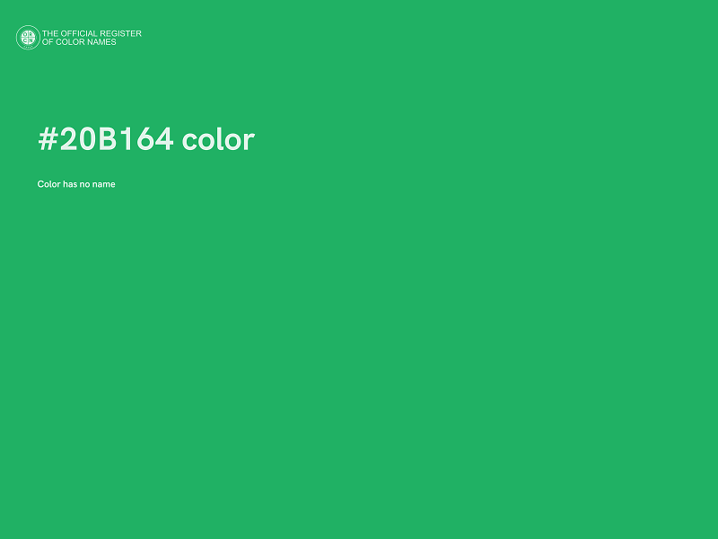 #20B164 color image