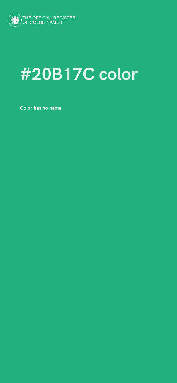 #20B17C color image