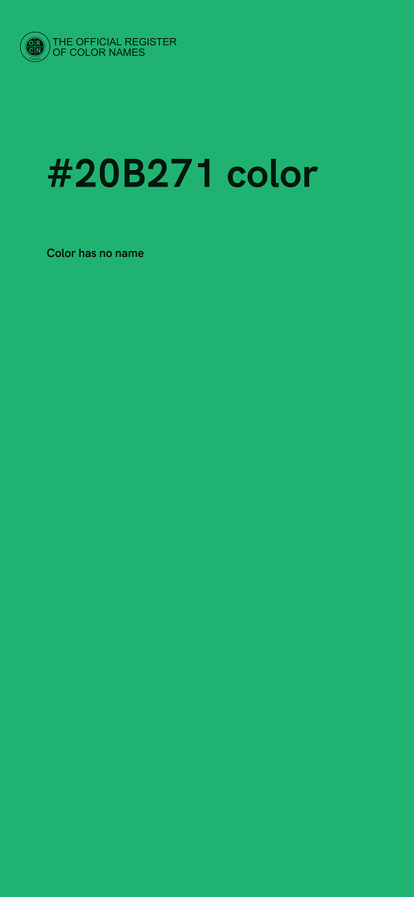 #20B271 color image