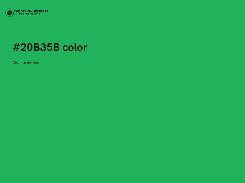 #20B35B color image