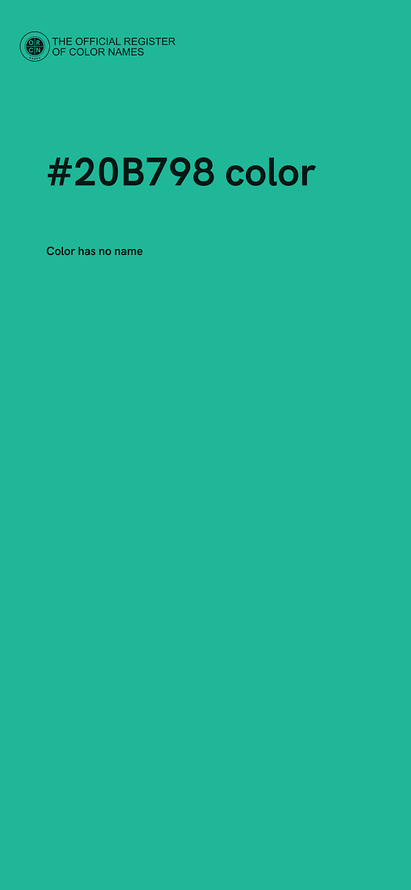 #20B798 color image