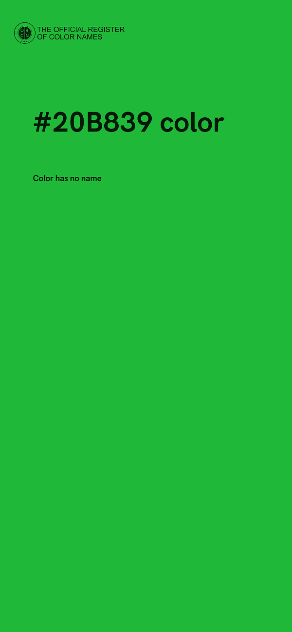 #20B839 color image