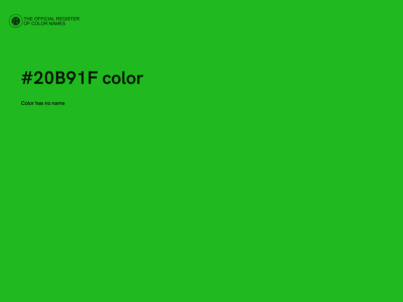 #20B91F color image