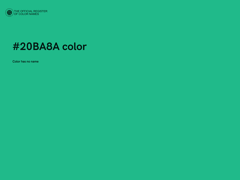 #20BA8A color image