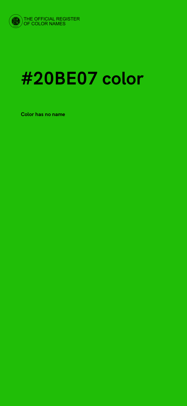 #20BE07 color image