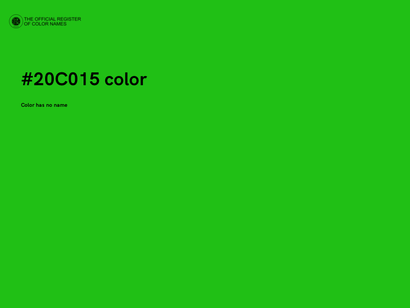 #20C015 color image