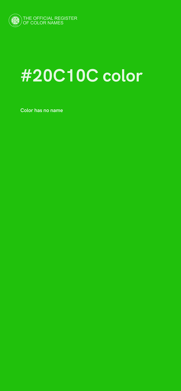#20C10C color image