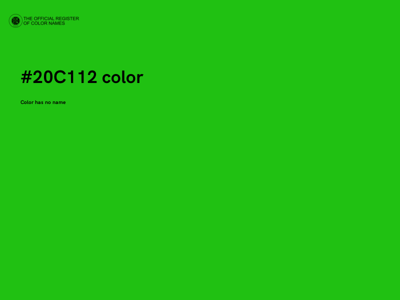 #20C112 color image