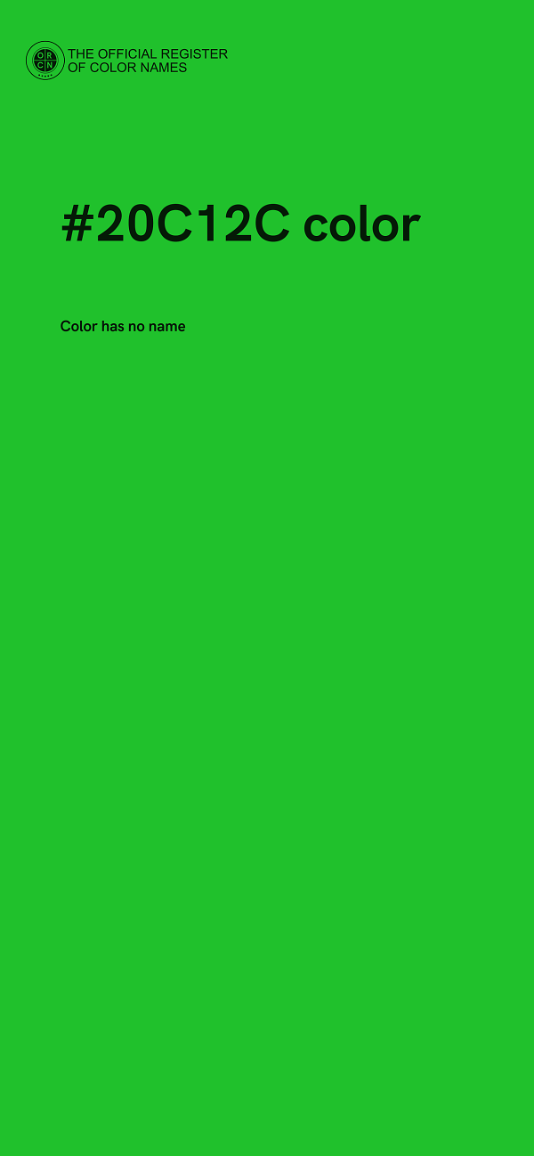 #20C12C color image