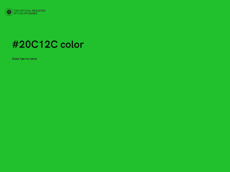 #20C12C color image