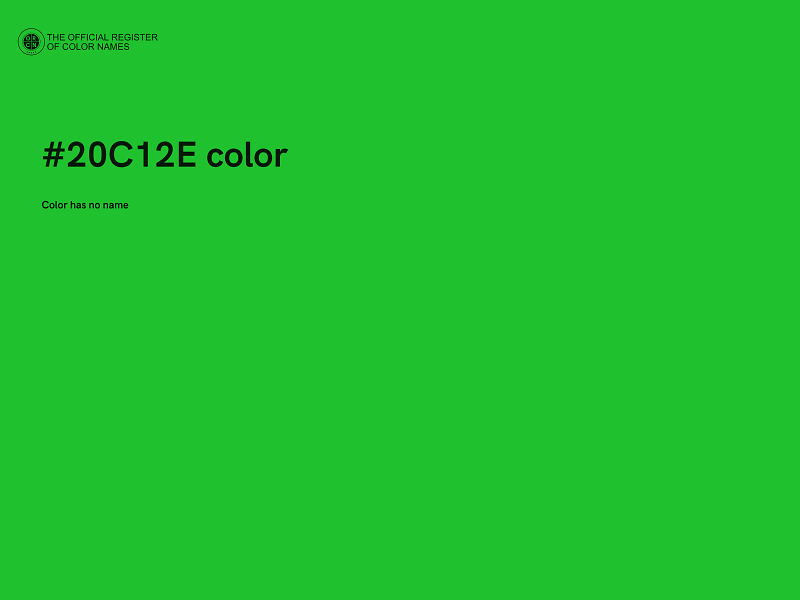 #20C12E color image