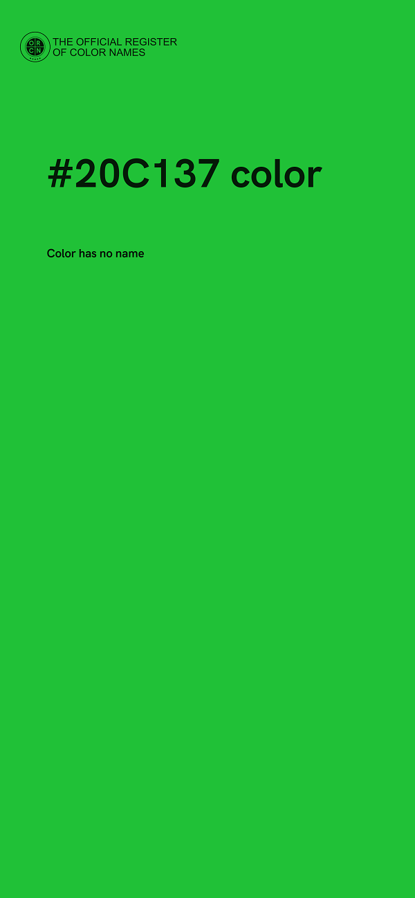 #20C137 color image
