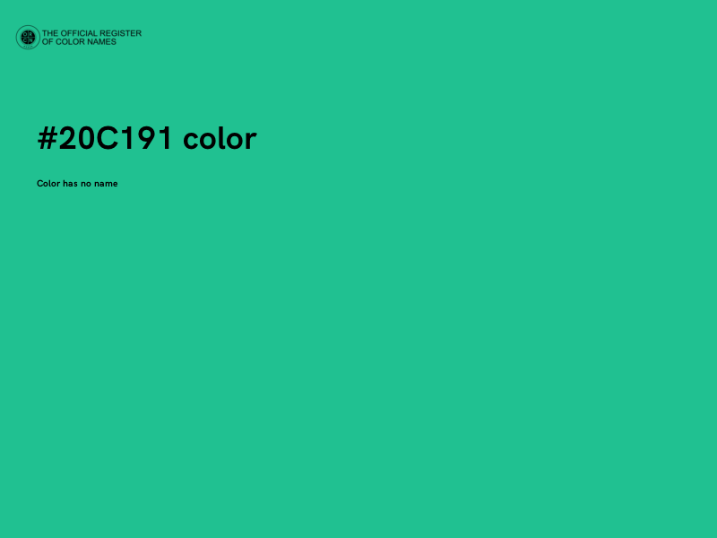 #20C191 color image