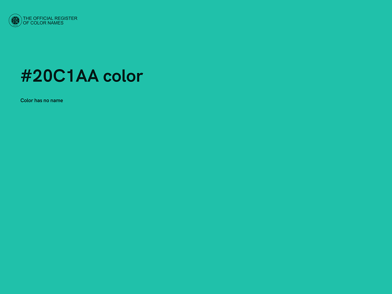 #20C1AA color image