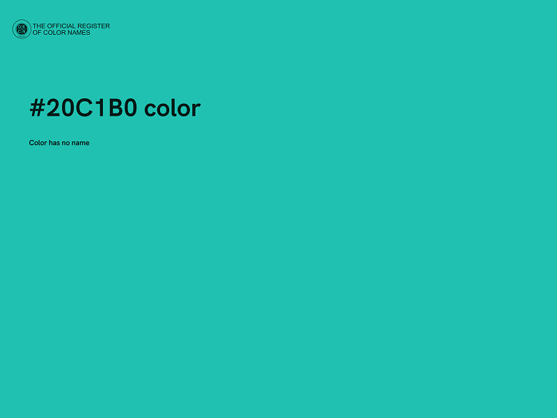 #20C1B0 color image