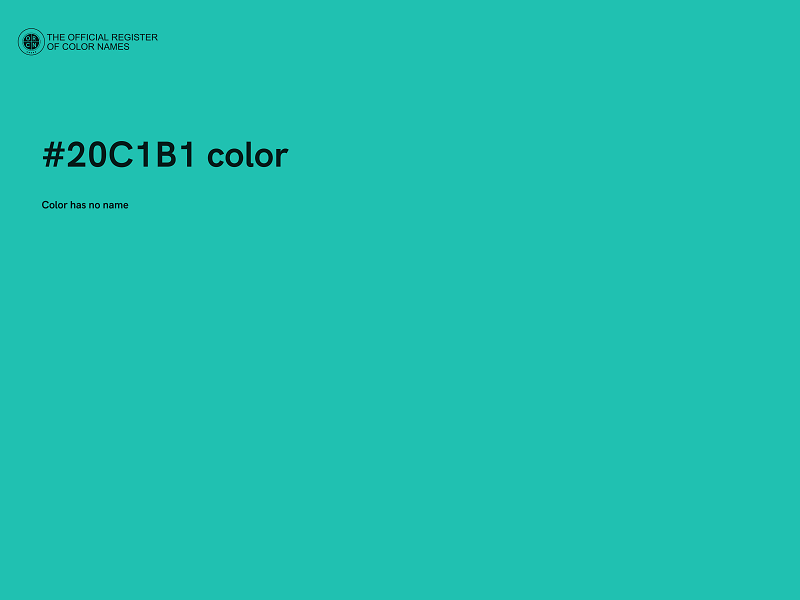 #20C1B1 color image