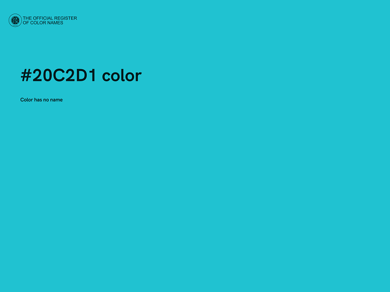 #20C2D1 color image