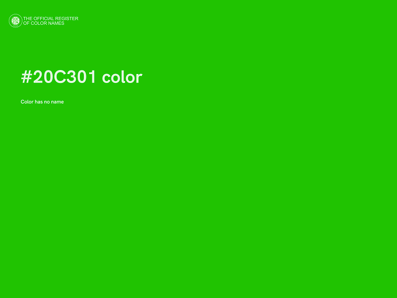 #20C301 color image