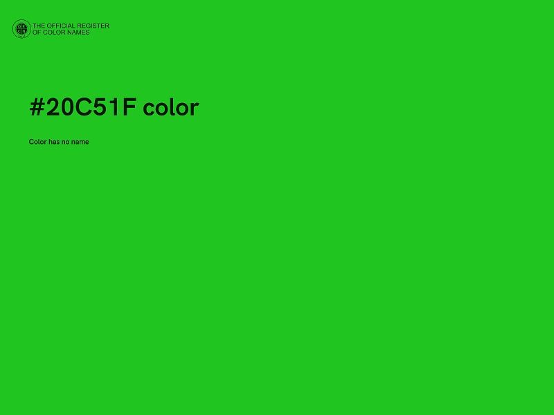 #20C51F color image