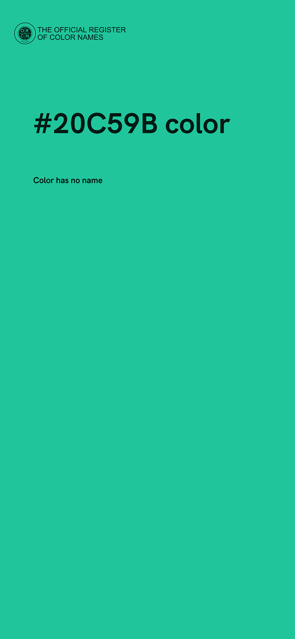 #20C59B color image