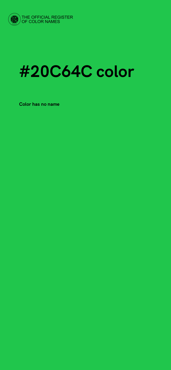 #20C64C color image