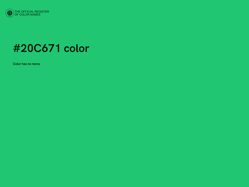 #20C671 color image