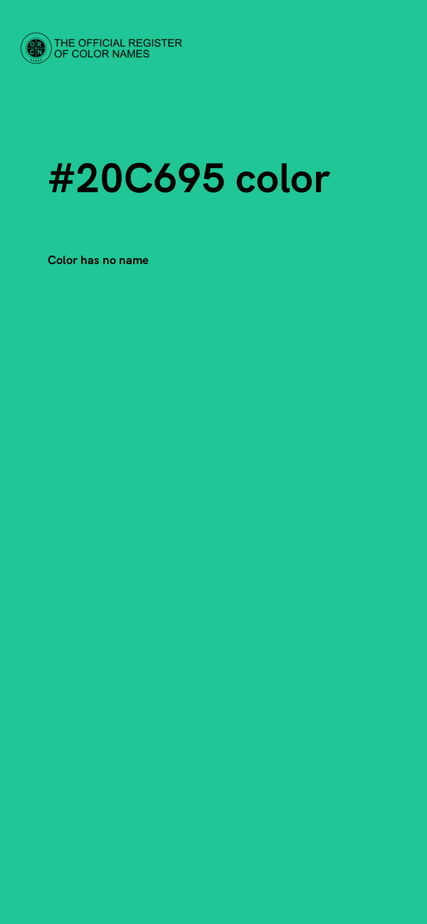 #20C695 color image